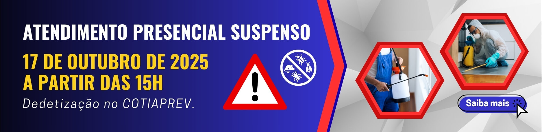 Banner Dedetização 17.10.25